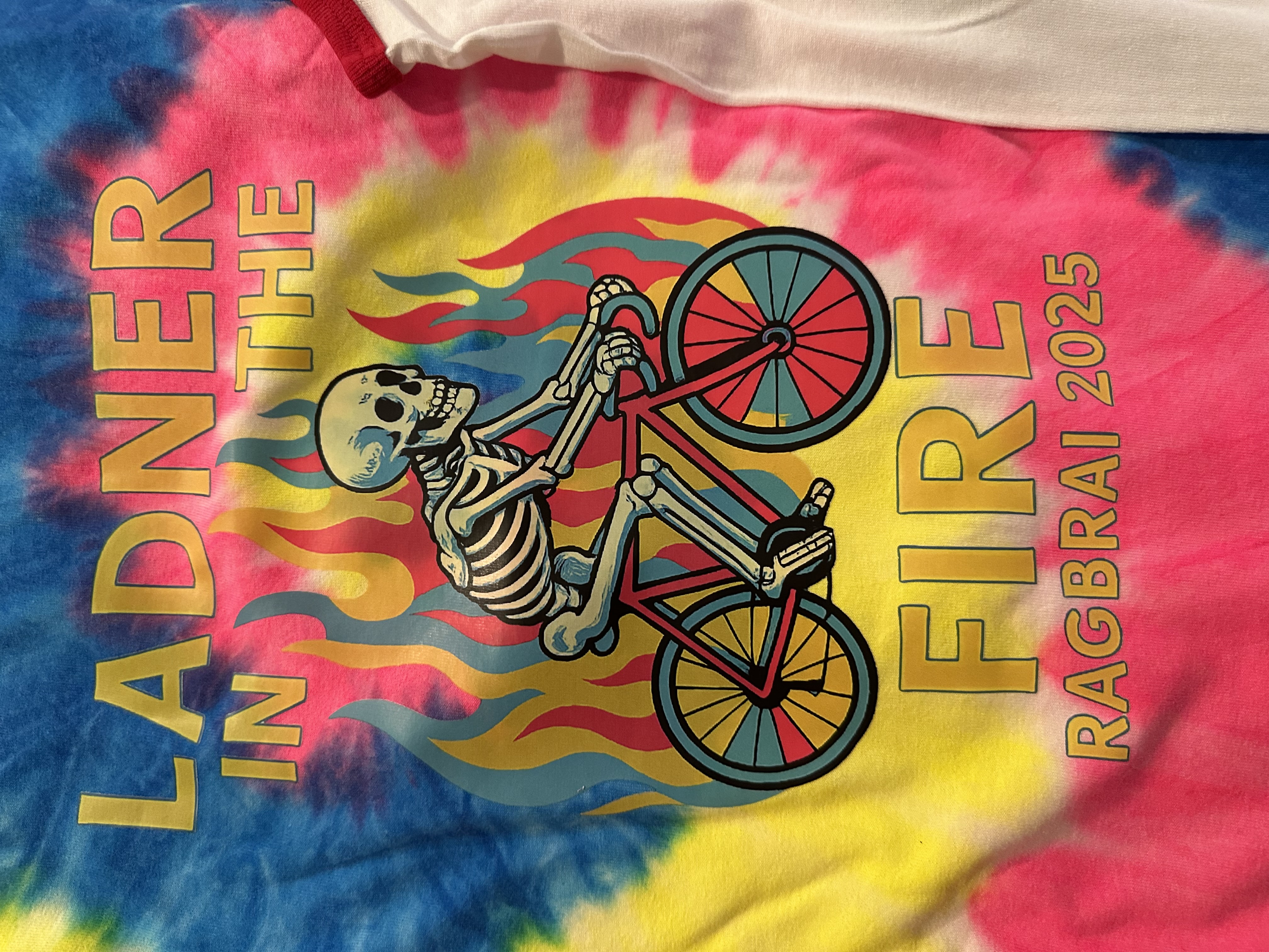 Ladner in the Fire Tie-Dye Shirt