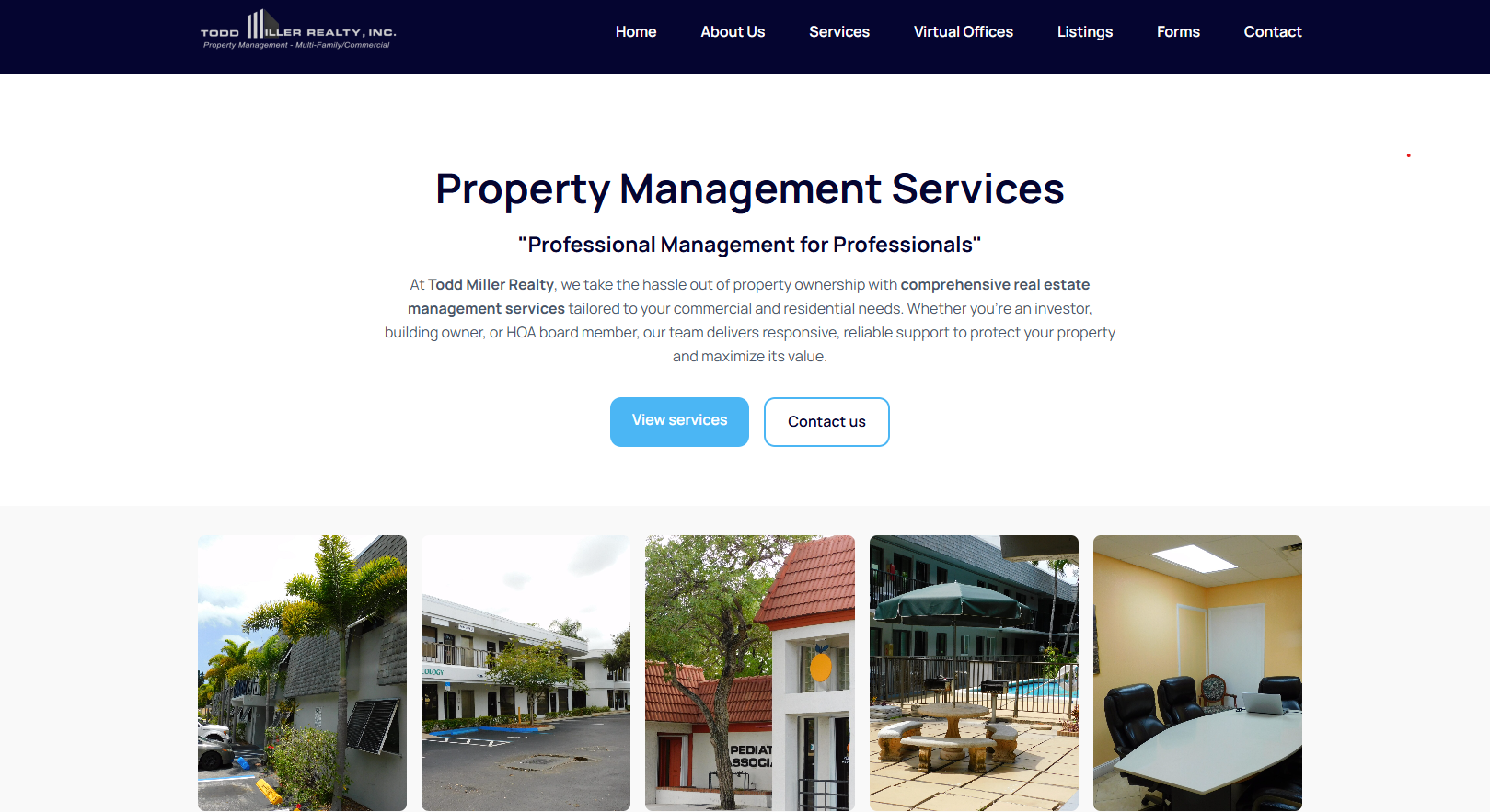 Todd Miller Realty Website Design